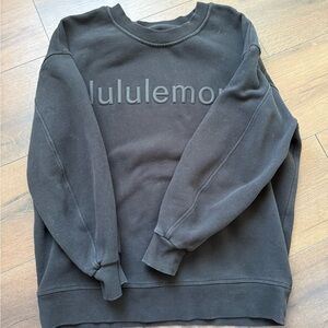 Lululemon Classic Black Crewneck Sweater